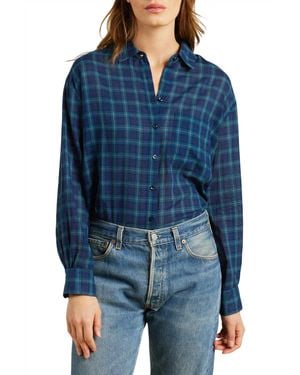 Trovata Blake Oversized Shirt - Blue