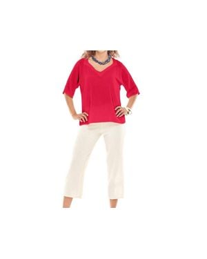 Oh My Gauze Erin Top - Red