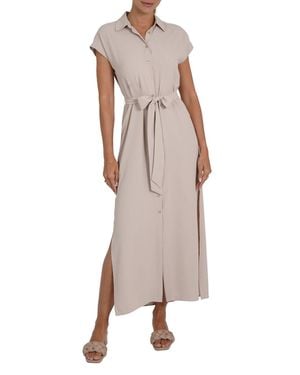 Love Token Maggie Shirt Dress - Gray