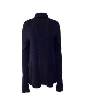 Vince Knitted Open Sweater - Blue