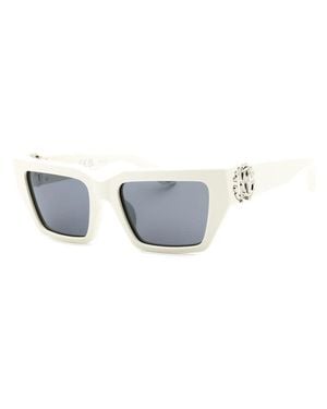 Roberto Cavalli Sunglasses Rectangle Full Rim, Frame And Lens Src016M847X - White