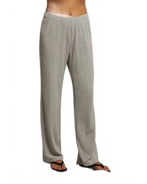 PERFECTWHITETEE Katie Loop Terry Pants - Gray