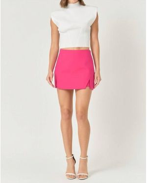 Endless Rose Mini Skort - Pink