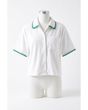Z Supply Miles Loop Terry Shirt - White