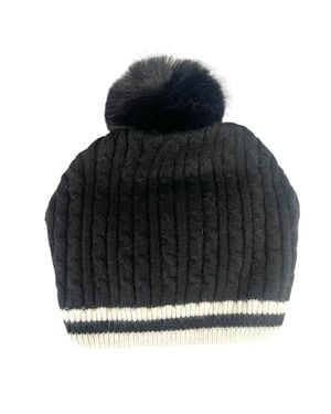 Haute Shore Cabin Cable Beanie - Black