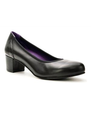 David Tate Simona Leather Pump - Black