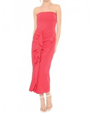 Likely Frida Midi Dress - Red