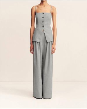 Shona Joy Asher Tailored Top - Gray