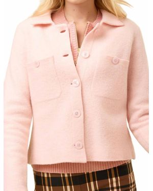spartina 449 Maeve Sweater Jacket - Pink