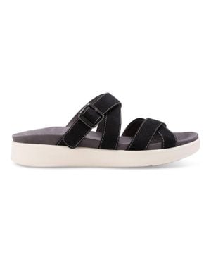 Eastland Machias Buckle Slide - Black