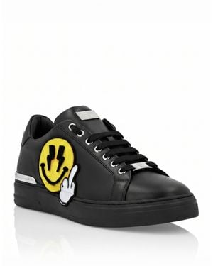 Philipp Plein Low-Top Sneakers Plein Smile - Black