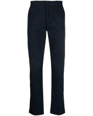 Vince Cotton Twill Chino Pants - Blue