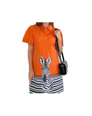 IslaPayal Athena Mini Dress - Orange