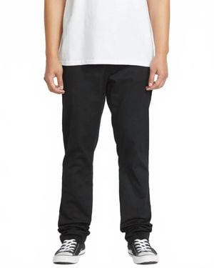 Volcom Frickin Slim Stretch Pants - Black