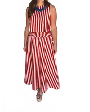 Livro Sleeveless Crop Top - Red