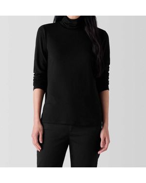eileen fisher black turtleneck