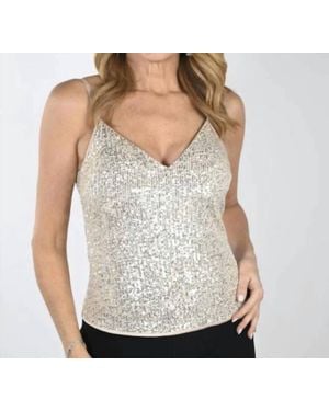 FRANK LYMAN Sequin Cami - Gray
