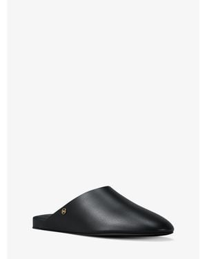 Michael Kors Cady Leather Mule - Black