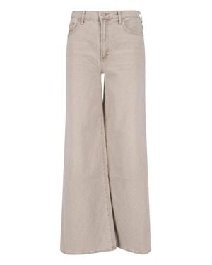 Mother Classic Denim Jeans With Timeless Five-Pocket Design - Gray
