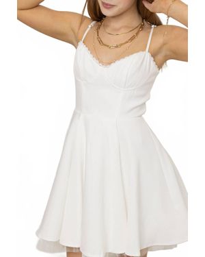 One And Only Collective Francesa Mini Dress - White