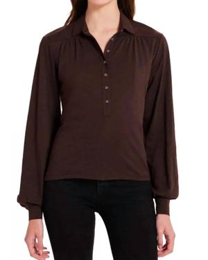 Goldie Willow Blouse - Brown
