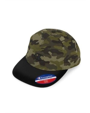 Champion Camo Snapback Baseball Cap - Green