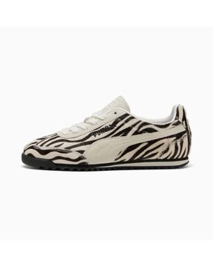 PUMA Arizona Sneakers Zebra Print Lifestyle Shoes Zap1607 - White