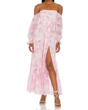 Tularosa Morgan Midi Dress - Pink