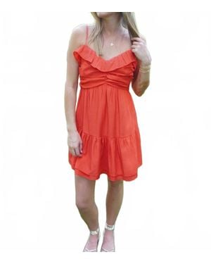 Day + Moon Tiered Ruffle Mini Dress