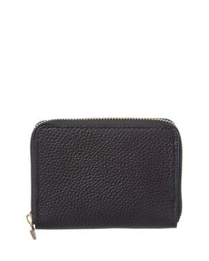 Persaman New York Jamie Zip Leather Wallet - Black
