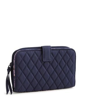Vera Bradley Outlet Cotton Essential Tab Wallet - Blue