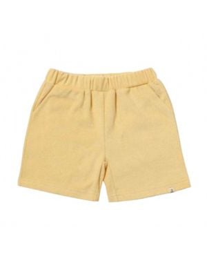 Me & Henry Kid's Mawgan Terry Shorts - Yellow