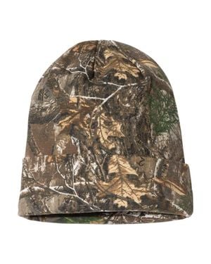 Katia 12 Camo Knit Beanie - Metallic