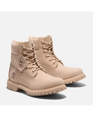 Timberland Premium Tb0A2Hr8En7 Leather 6" Waterproof Boots Dwa2919 - Natural