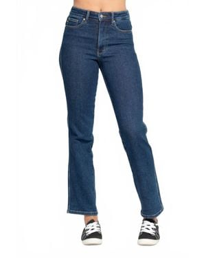 Judy Blue Tummy Control Classic Straight Jeans - Blue