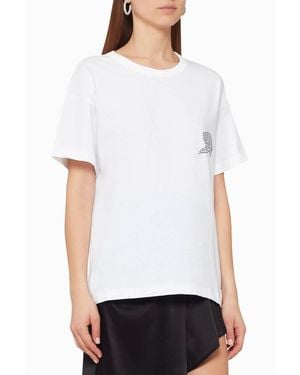 Alexander Wang Warped Logo T-Shirt - White