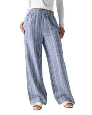 Guess Jasper Palazzo Pants - Blue