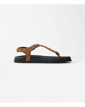 Seychelles Sunday Funday T-Strap Studded Sandals - Multicolor