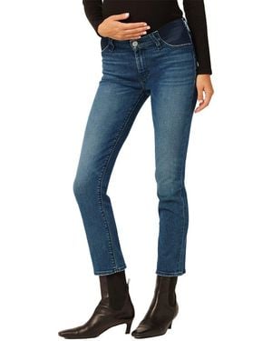 Hudson Jeans Nico Mid-Rise Straight Ankle (Maternity) Head Over Heels Maternity - Blue
