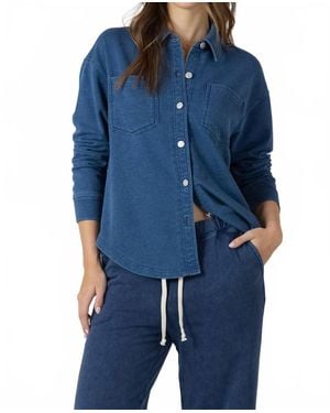 Dex Comfy And Collected Knit Top - Blue