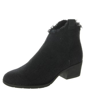 Seven Dials Uma Jute Pull On Ankle Boots - Black