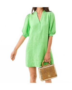 Lilly Pulitzer Mialeigh Linen Dress - Green