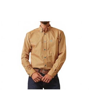Ariat Kilian Fitted Button-Down Shirt - Blue