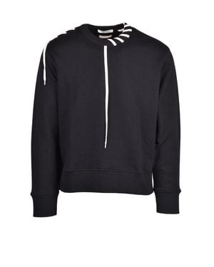 Craig Green Stitch Detailing Relaxed Fit Cotton Sweatshirt - Black