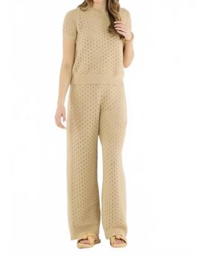 Emily Mccarthy Beach Pant - Natural