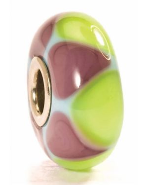 Trollbeads Triangles Glass Bead Charm - Pink