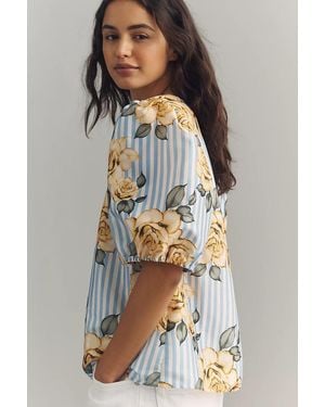 Hutch Atlas Puff-Sleeve Top - Multicolor