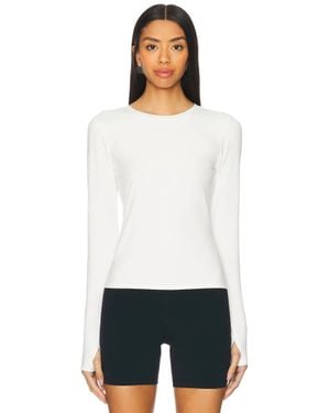Splits59 Air Weight Light Long Sleeve Top - White