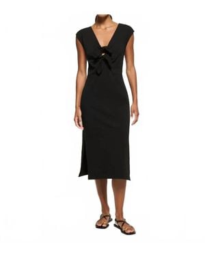 Nation Ltd Kalee Column Midi Dress - Black