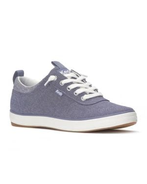 Keds Center Iii Chambray Sneakers Slip On Casual Shoes Gal1475 - Blue